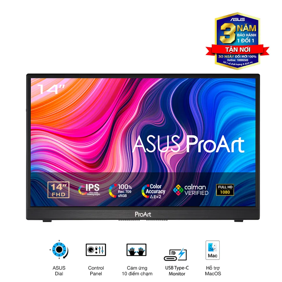 Màn hình ASUS PA148CTV 14 inch IPS