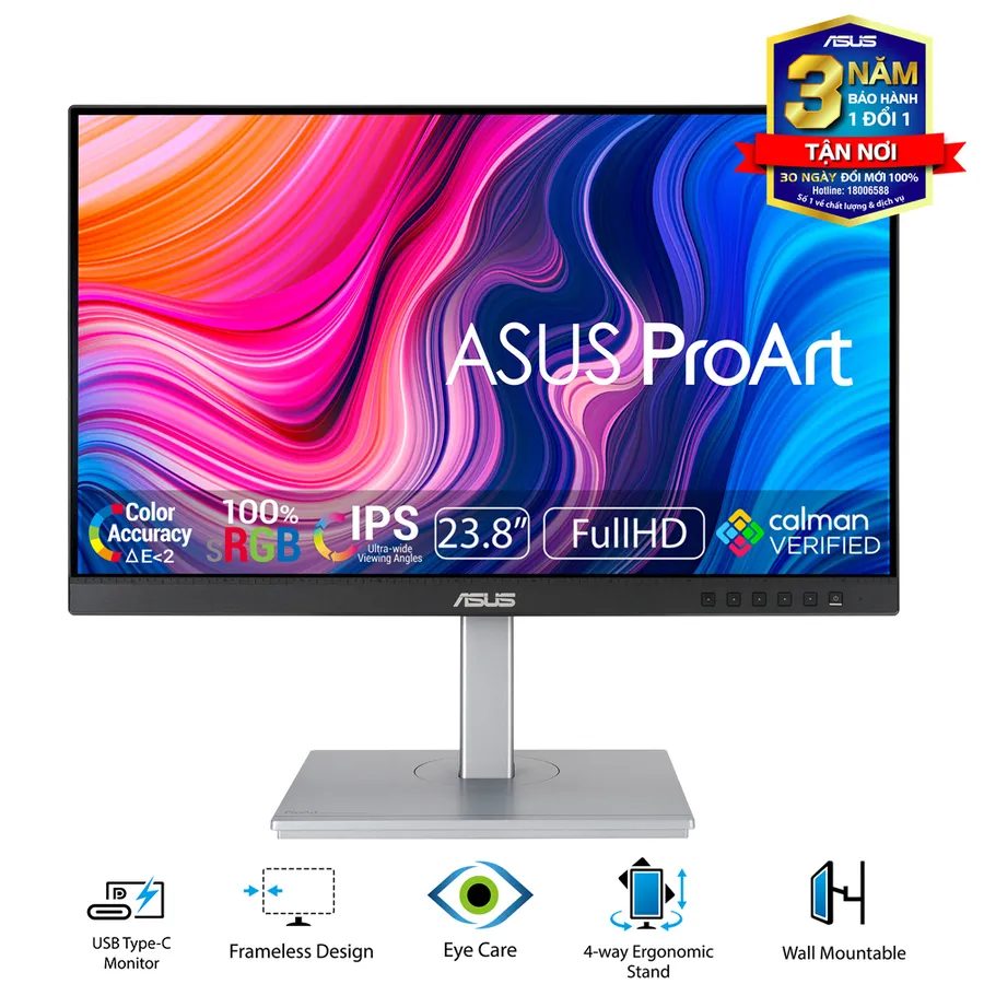 Màn hình ASUS PA247CV 23.8 inch FHD IPS