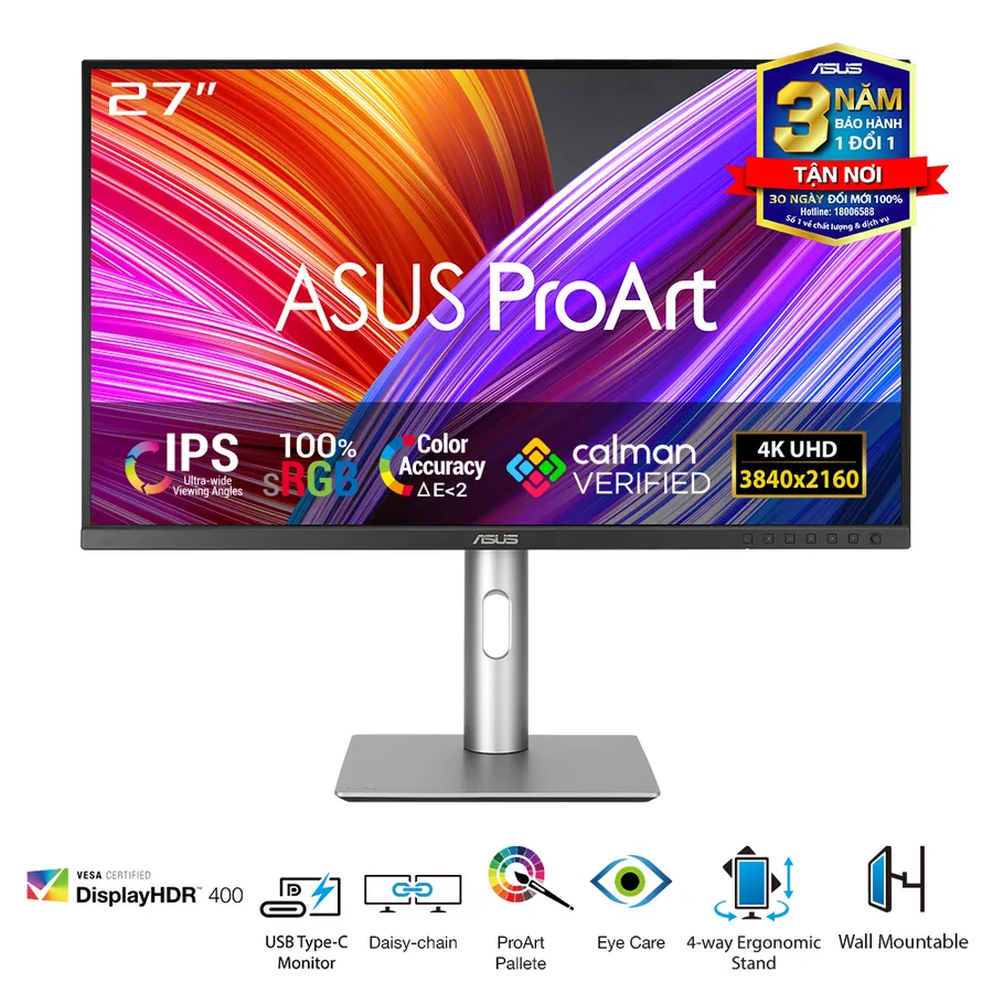 Màn hình ASUS PA279CRV 27 inch 4K IPS
