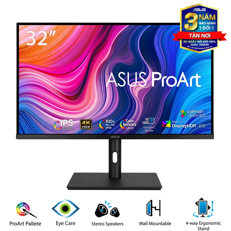 Màn hình ASUS PA329CV 32 inch 4K IPS