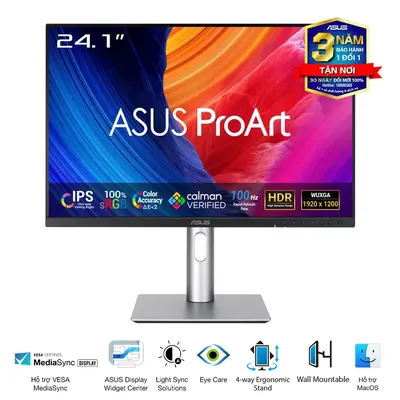 Màn hình ASUS ProArt PA248QFV 24.1 inch 1920x1200 100Hz IPS
