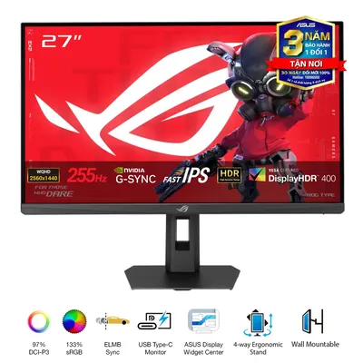 Màn hình ASUS ROG STRIX XG27ACMES 27 inch 2K 255Hz Fast IPS