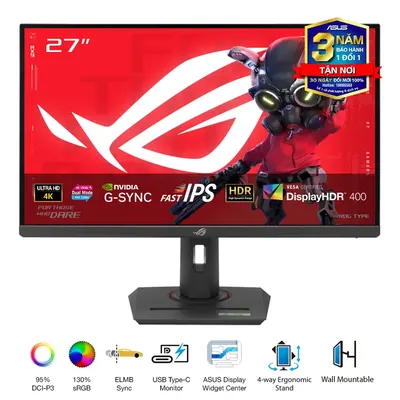 Màn hình ASUS ROG STRIX XG27UCG 27 inch 4K 160Hz Fast IPS