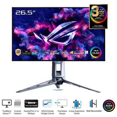 Màn hình ASUS ROG SWIFT OLED PG27AQWP-W 27 inch 540Hz OLED